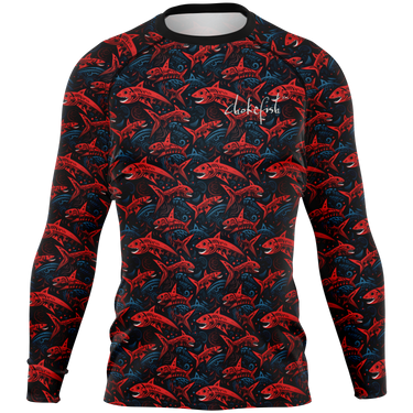 Chokefish™ Long Sleeve Rashguard Marine Men's Shirt-001